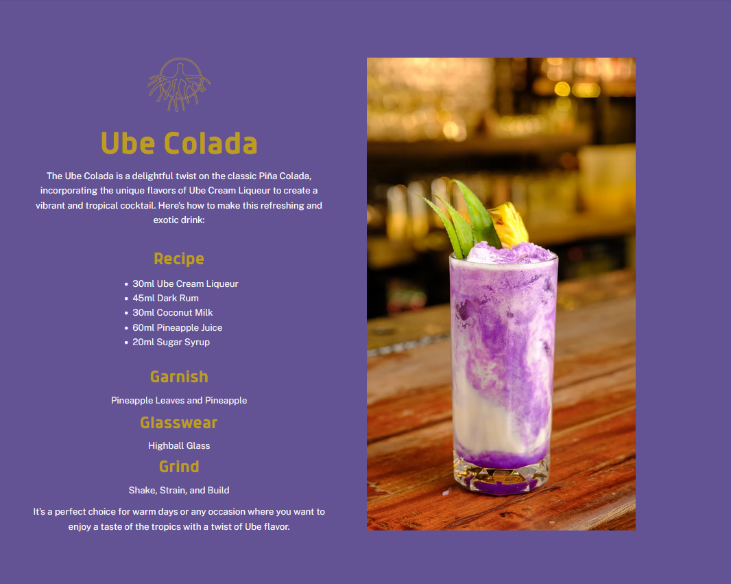 Ube Colada – Wenn tropische Klassiker neu gedacht werden